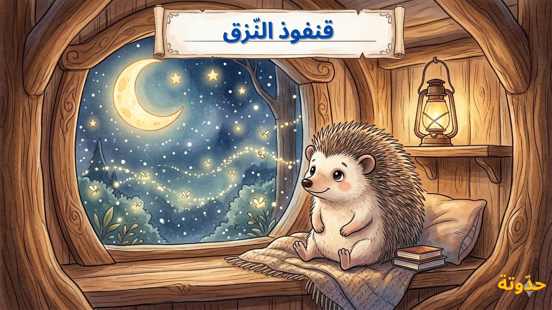 قنفوذ النَّزِق | قصة قصيرة للأطفال عن النوم المبكّر - قصة قصص حيوانات للأطفال