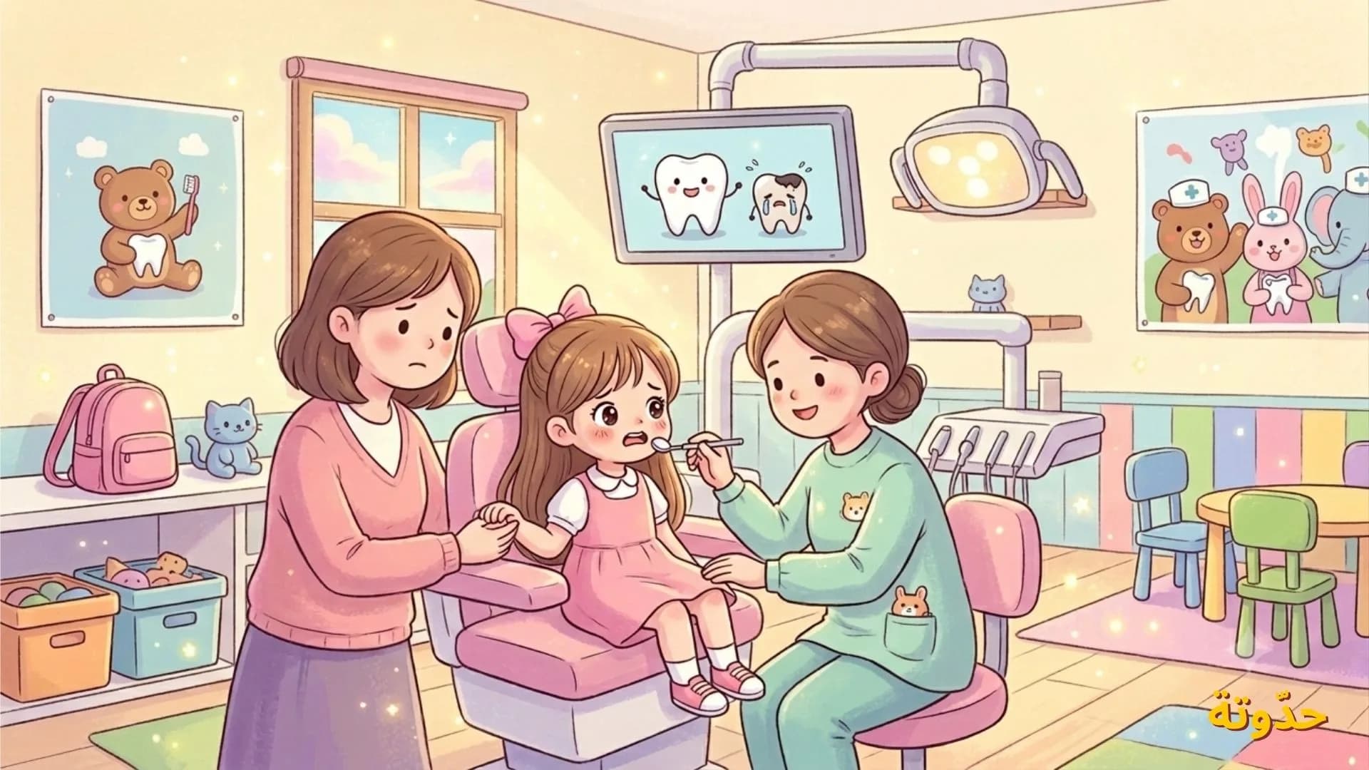 نورة في عيادة الأسنان