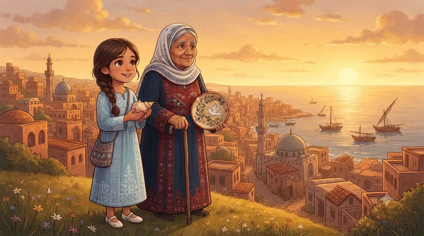 Tales of Palestine: Noor and the Old City of Gaza - a general story for kids