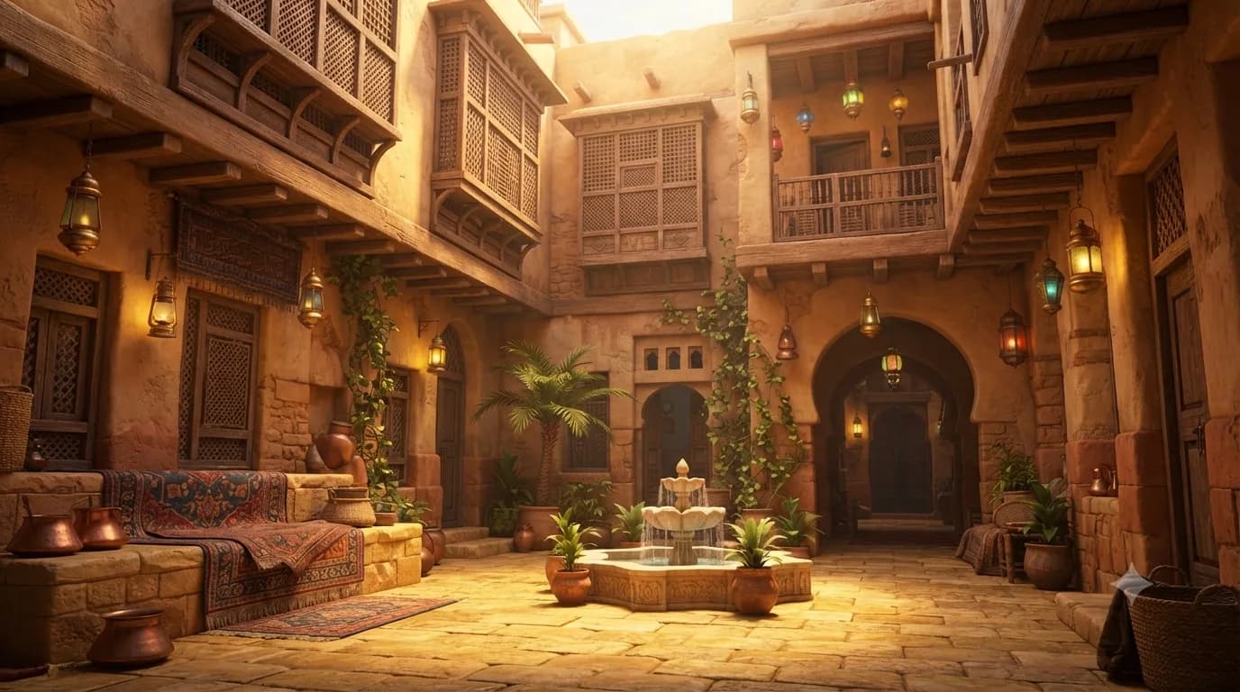 A traditional ancient home in Makkah