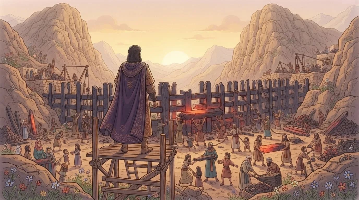 The Story of Dhul-Qarnayn: The Great Wall of Iron - a general story for kids