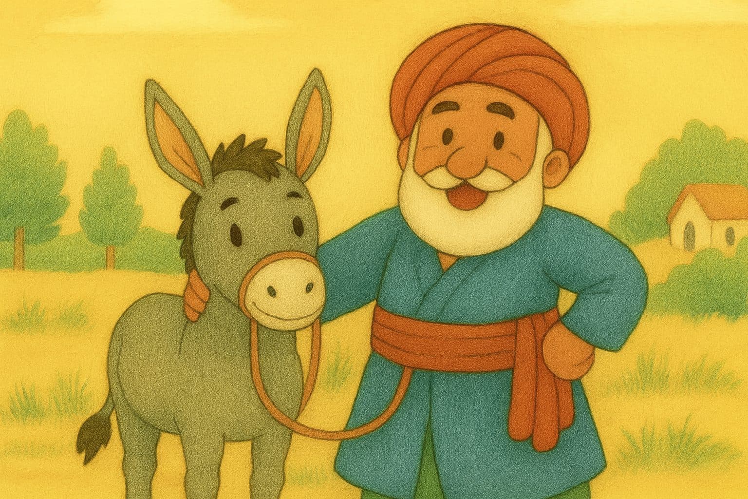 نوادر جحا المضحكة | أشهر قصص جحا الطريفة - قصة حكايات شعبية للأطفال