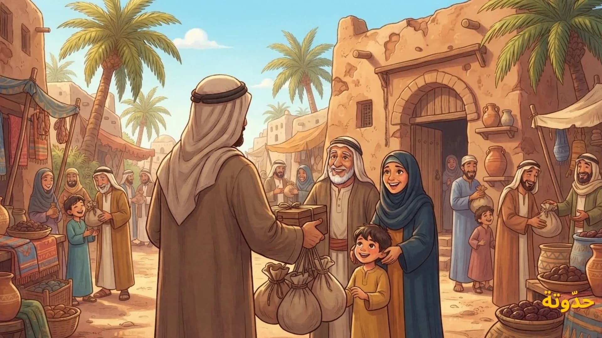 علي بن أبي طالب يرد الأمانات إلى أهلها