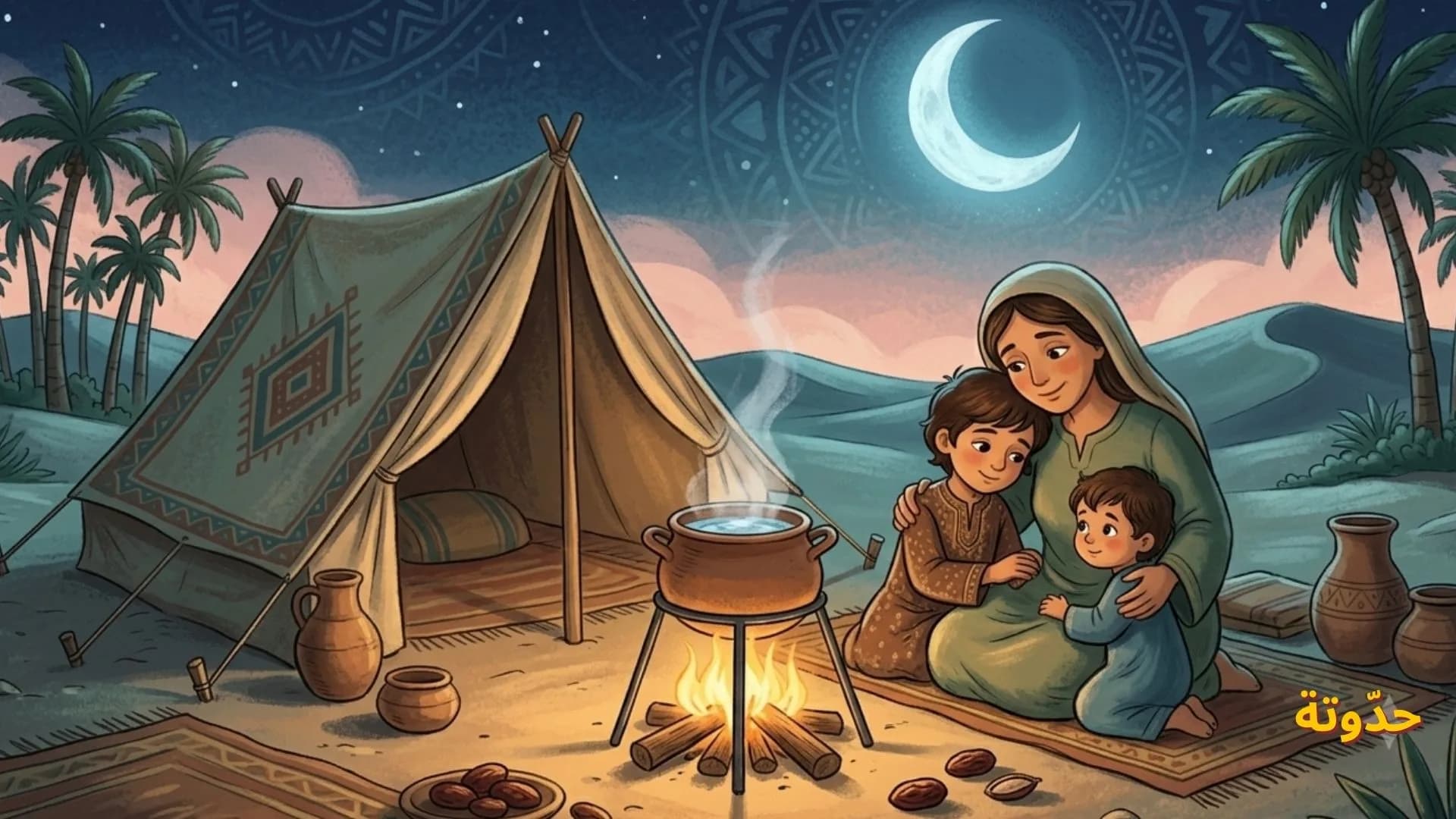 قصة عمر بن الخطاب والمرأة العجوز
