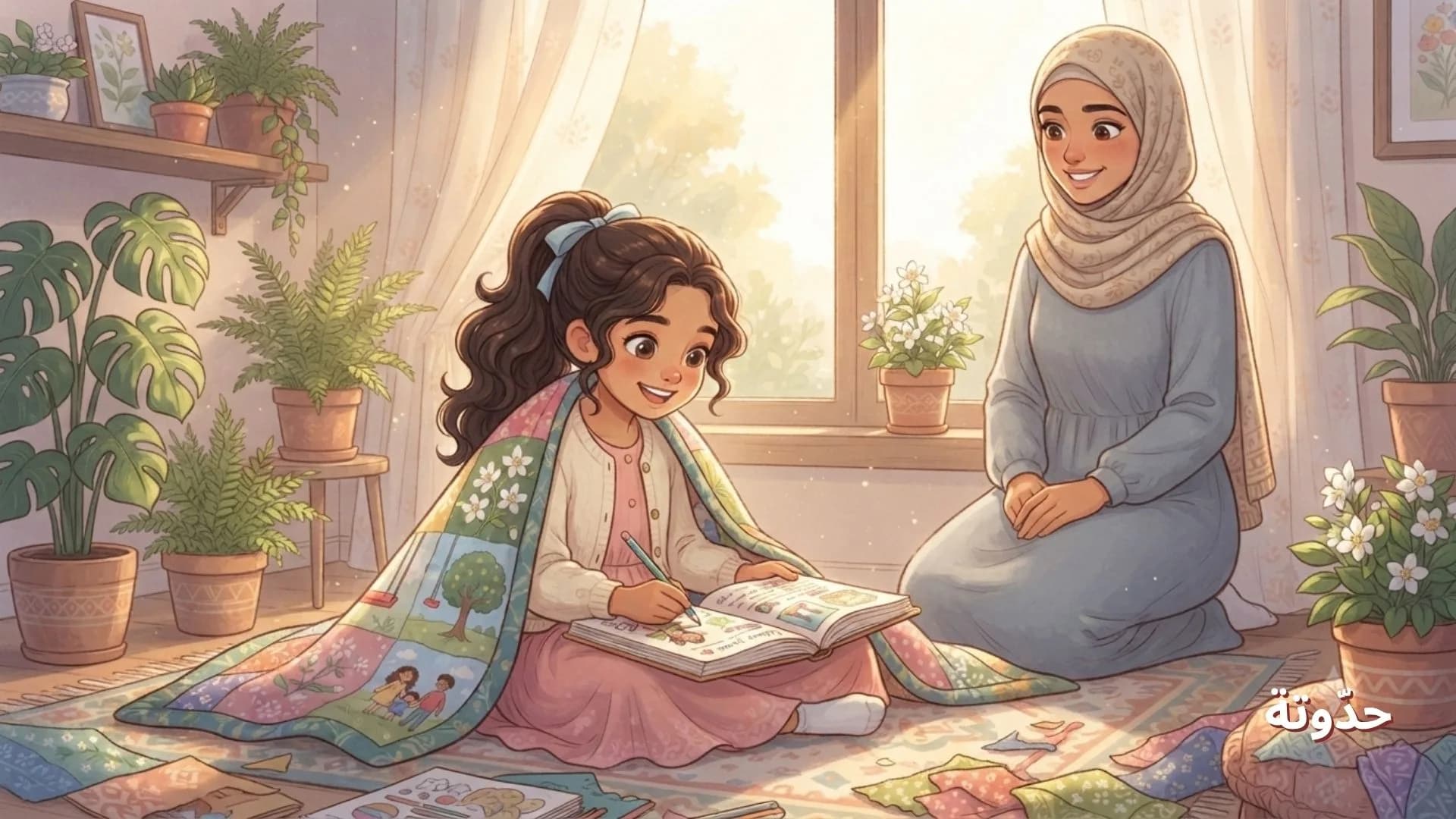 قصص الدعم النفسي للأطفال- لحاف الذكريات