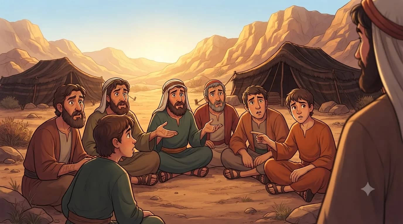 Prophet Musa delivering Allah's command to the people
