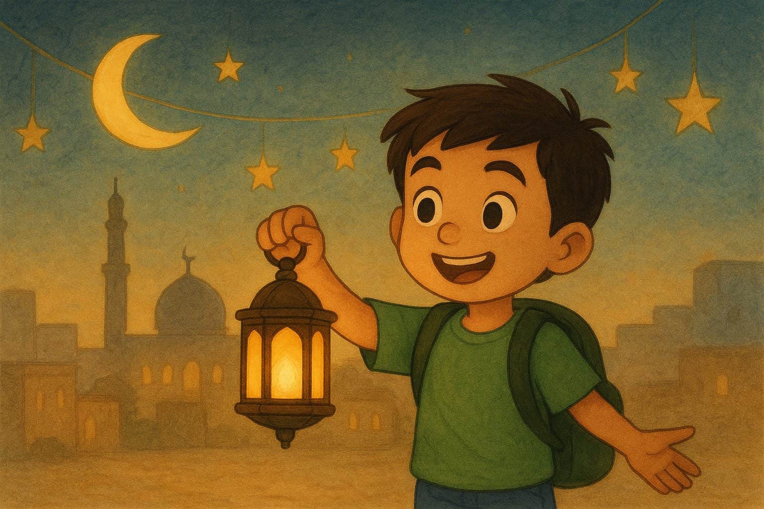 مغامرات الصغير الصائم: عمر يصوم رمضان