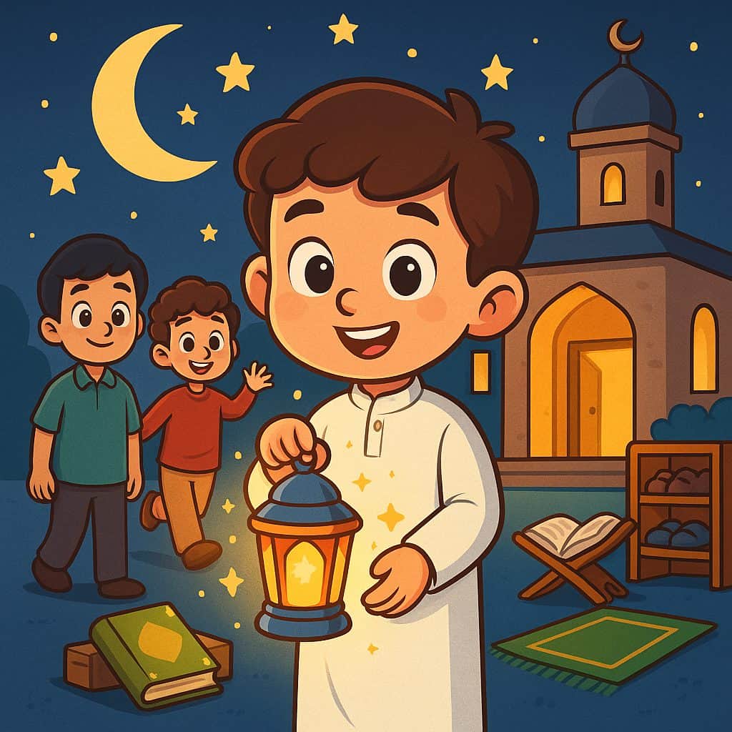 مغامرات الصغير الصائم: لنصلِّ التراويح معًا