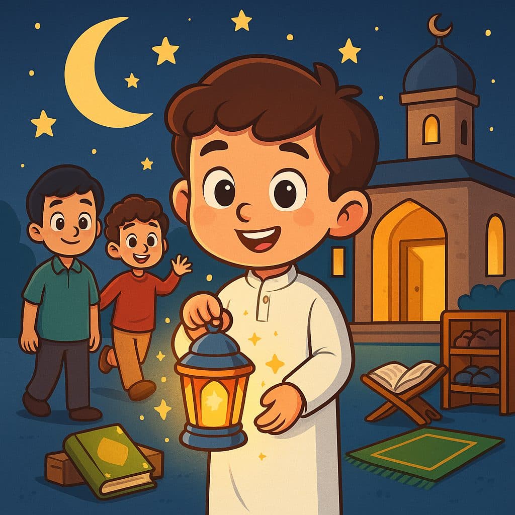 مغامرات الصغير الصائم: لنصلِّ التراويح معًا