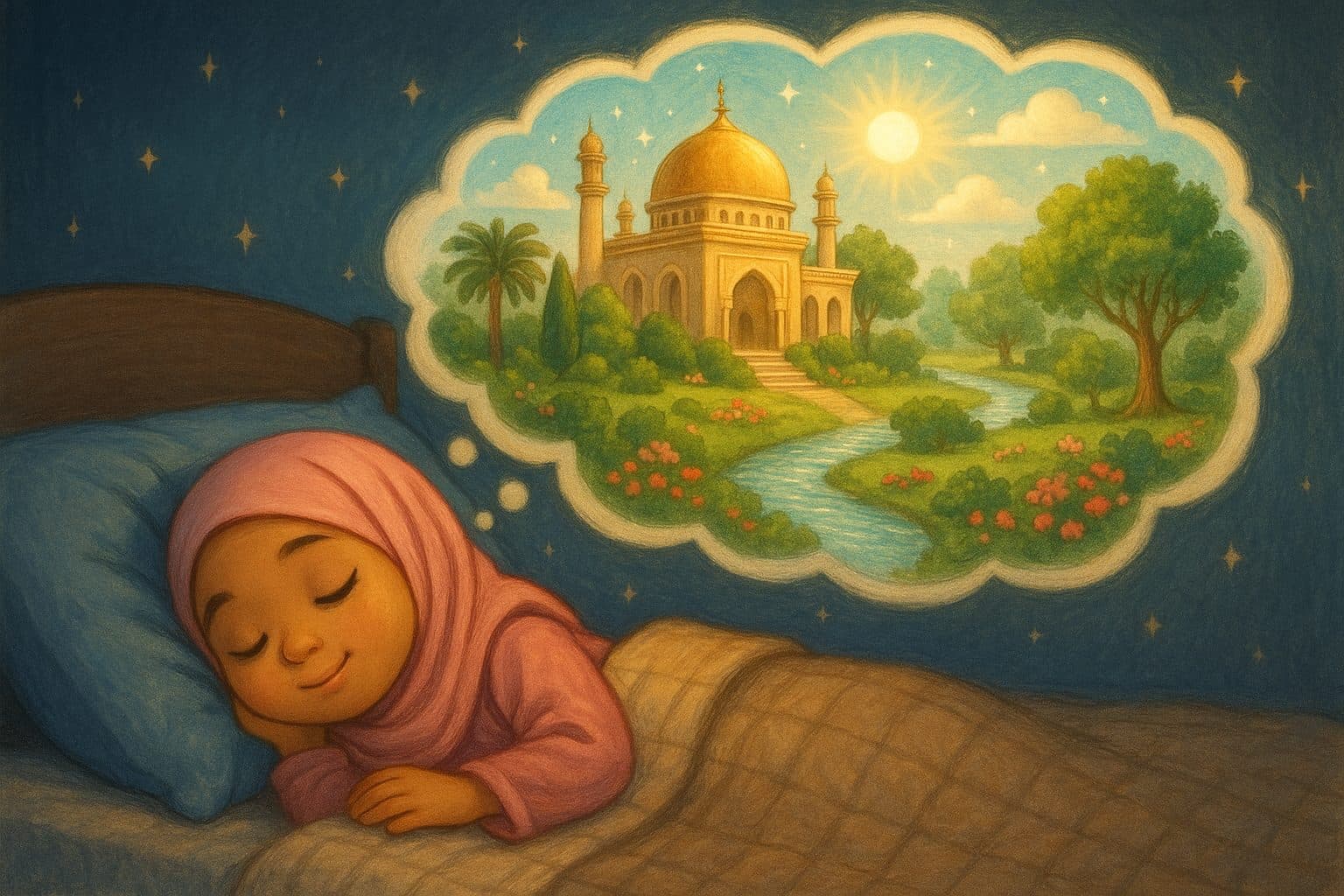 قصة إسلامية للأطفال: يوم في الجنة