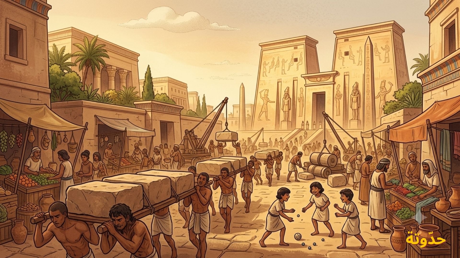 الحياة اليومية لبني إسرائيل في مصر القديمة