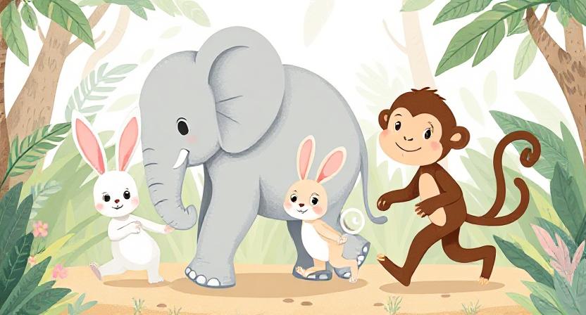 قصة الفيل الذي فقد صوته