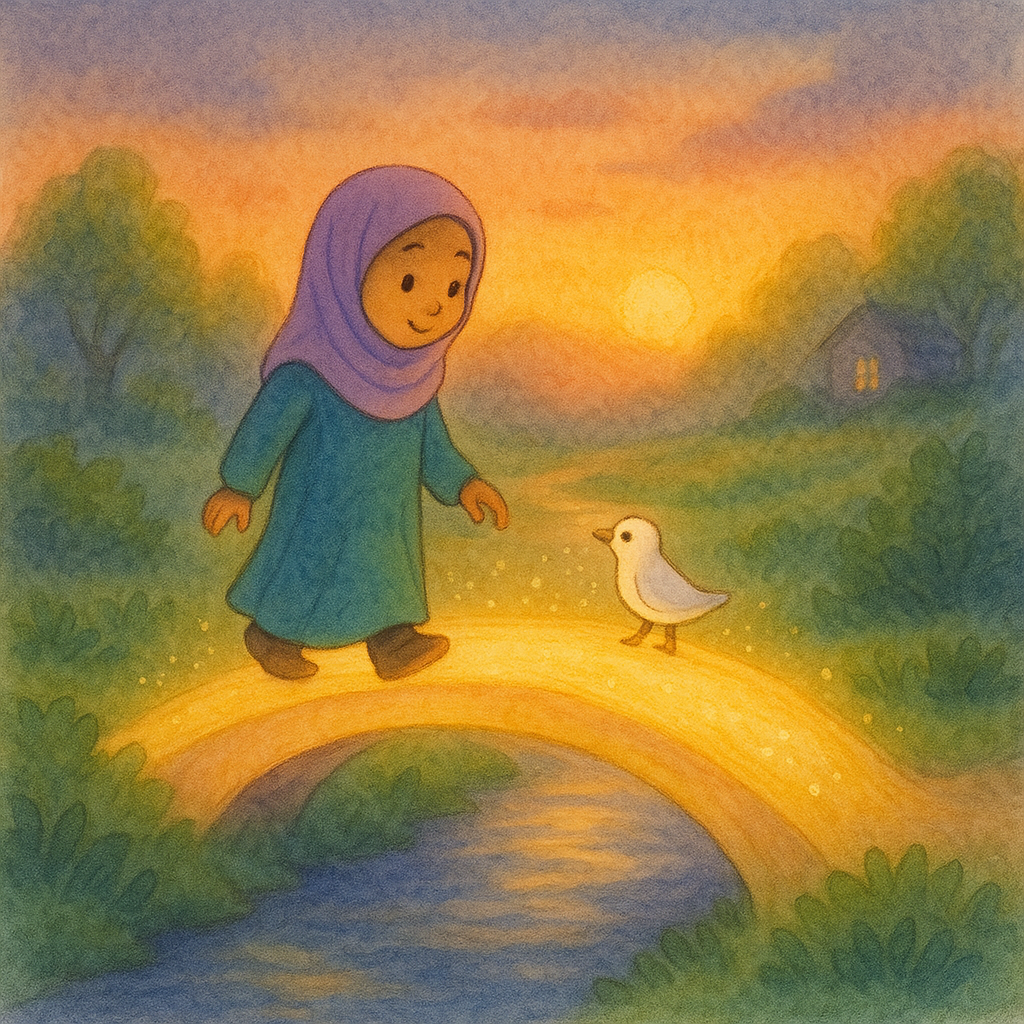 ليان والعصفور الابيض