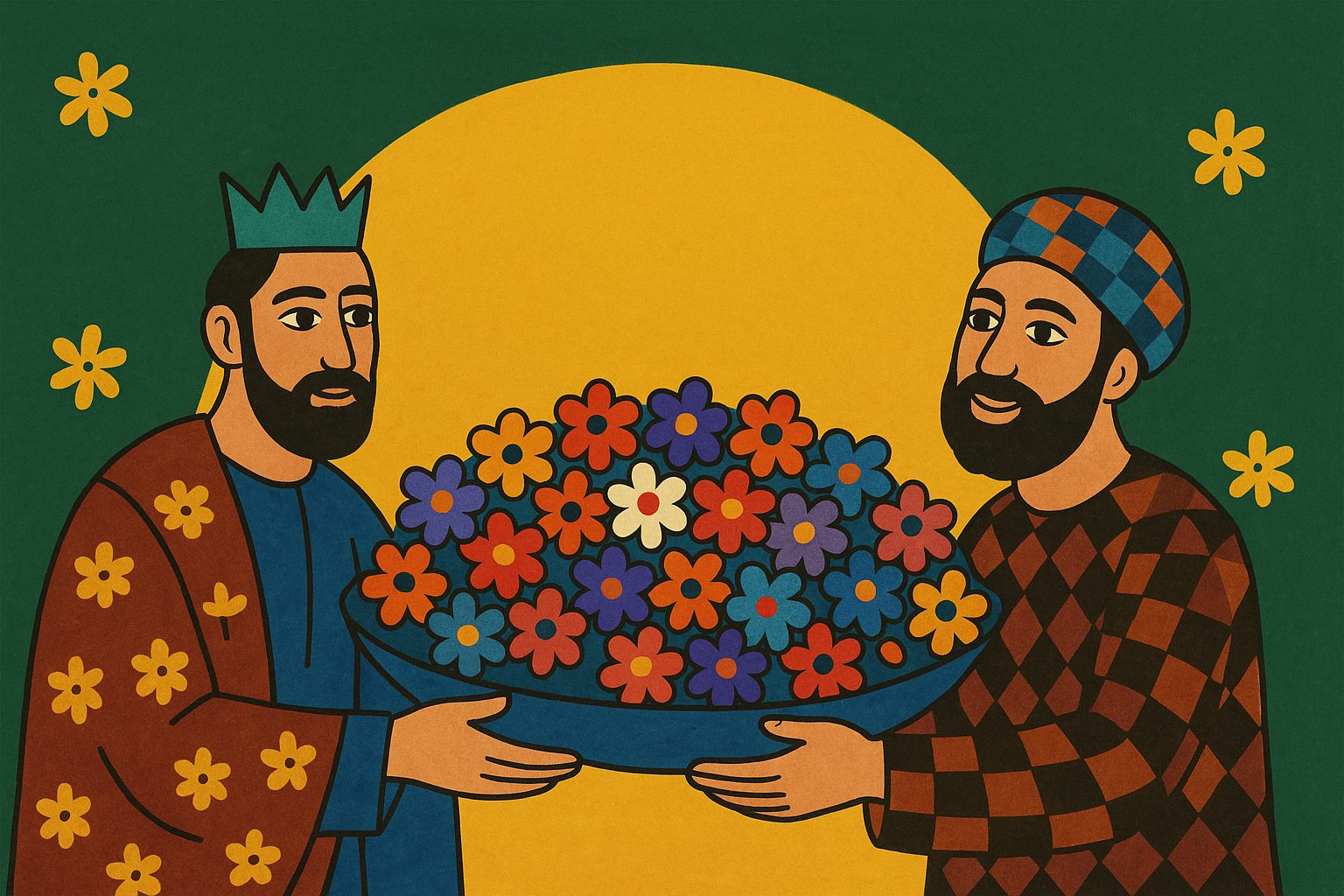 الصياد المسكين و المارد اللعين