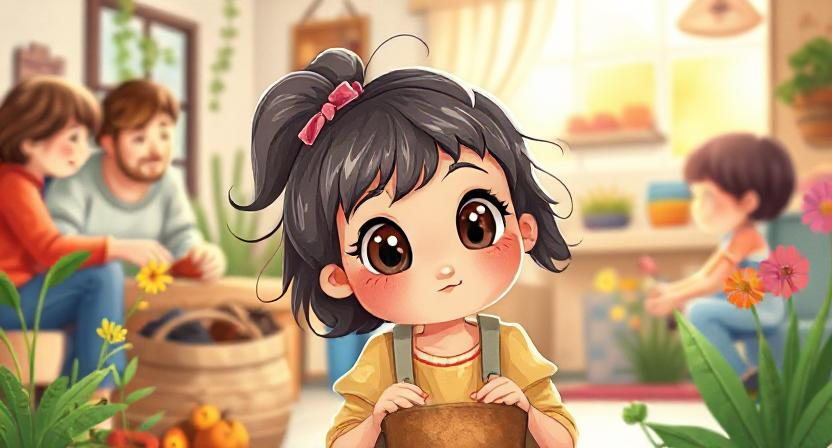 قصة نانا تريد تقديم يد العون