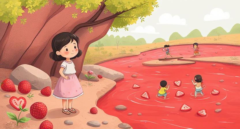 قصة الفراولة للأطفال