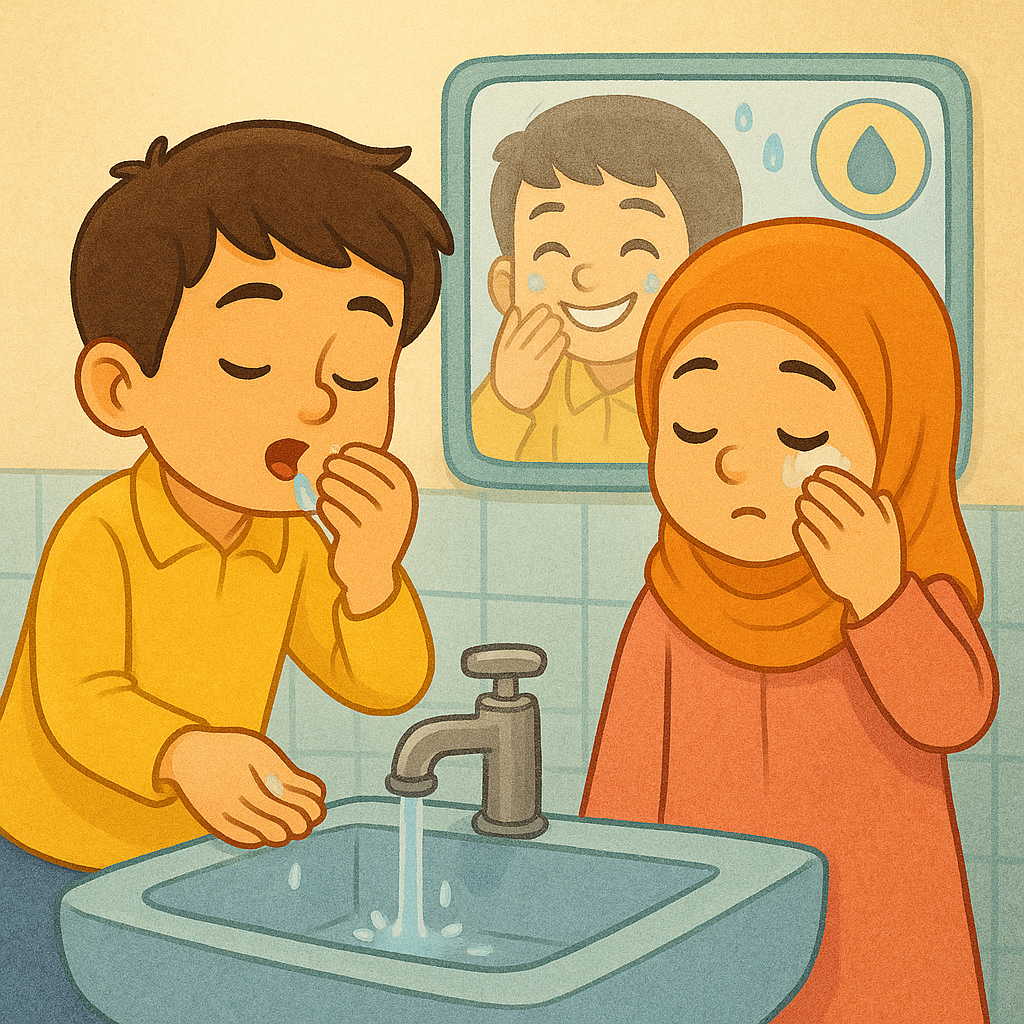 قصة الوضوء للأطفال