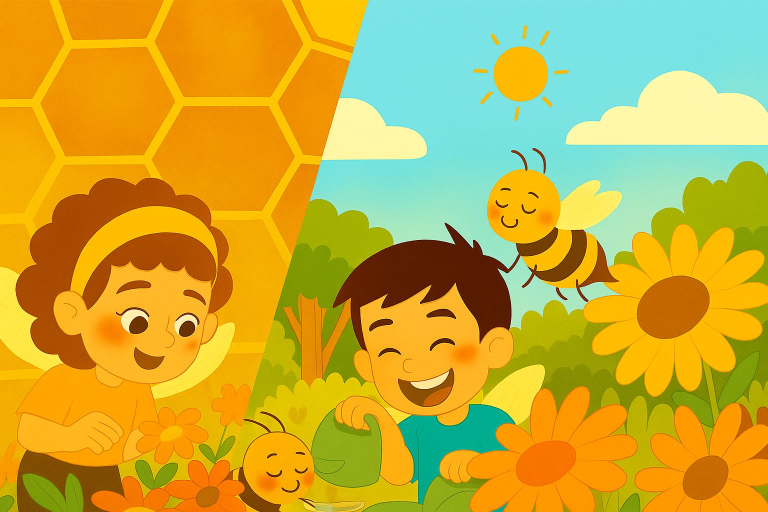 رحلة إلى مملكة النحل | مغامرة خياليّة حول صناعة العسل