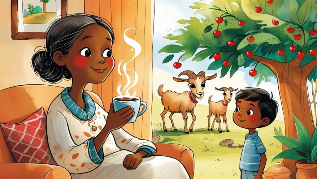 قصة الراعي والفاكهة العجيبة