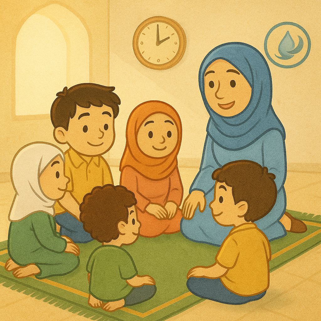 الأطفال في المصلّى