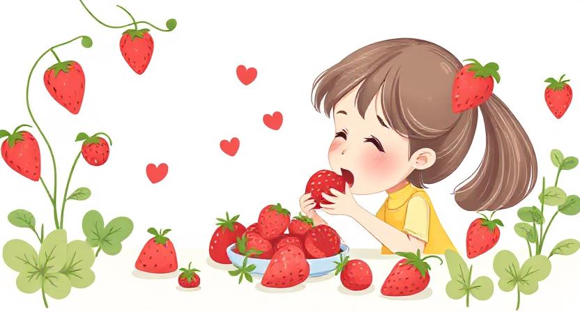 قصة الفراولة للأطفال