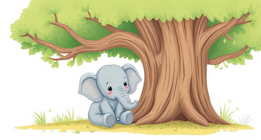 قصة الفيل الذي فقد صوته