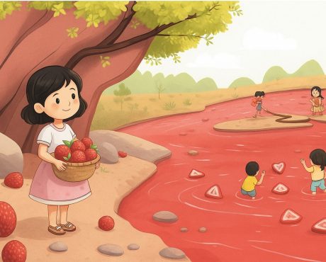 قصة الفراولة للأطفال