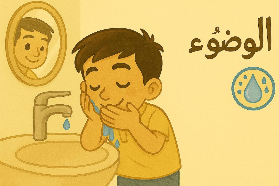 قصة الوضوء للأطفال: هيّا نتوضأ!